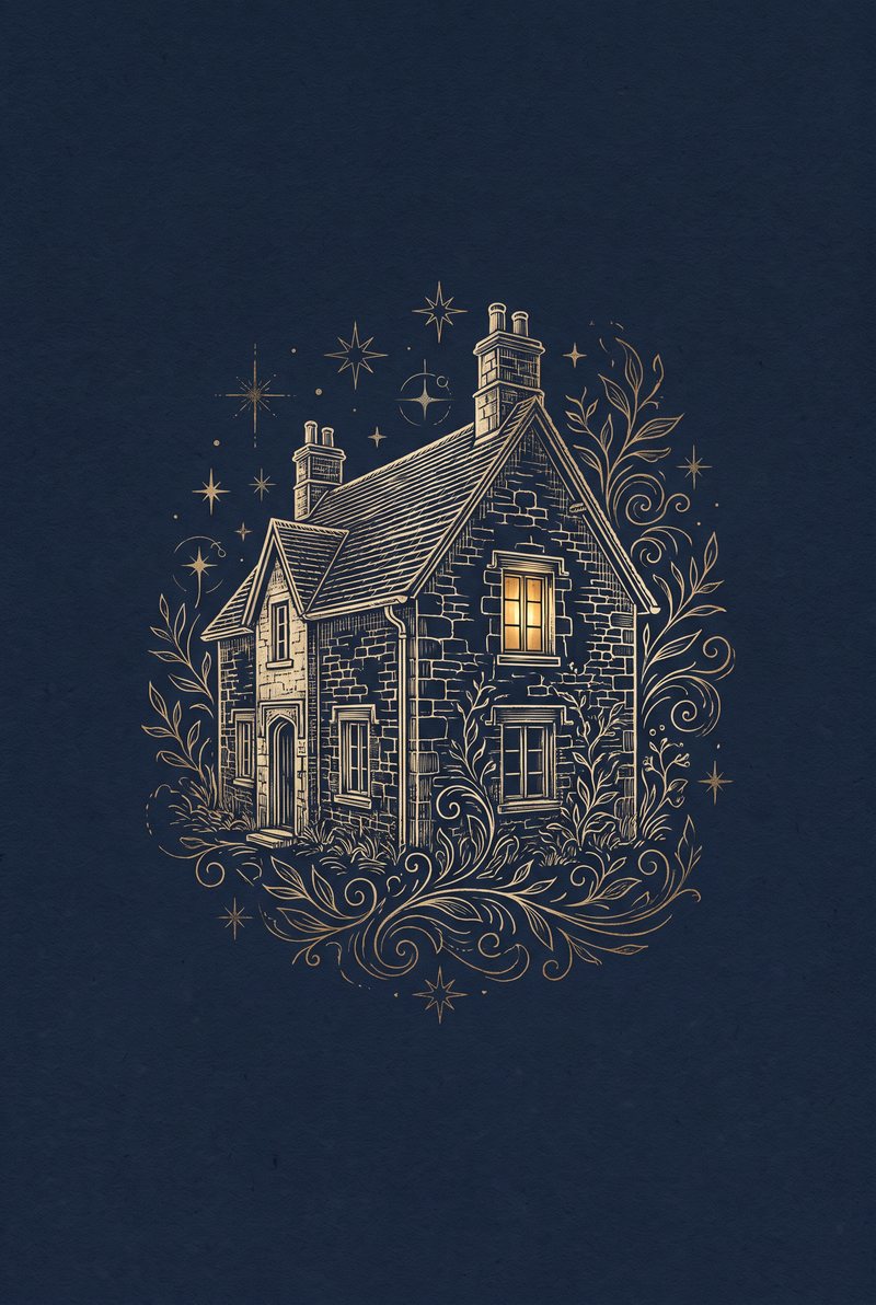 Engraved illustration: The Old House